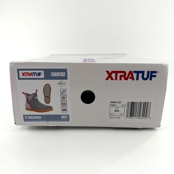 XTRATUF Men\'s Gray 6\